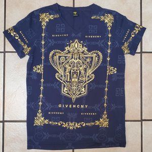 Hip Hop Blue Gold NIGHT CLUB Short Sleeve Tee T Shirt NOT DESIGNER